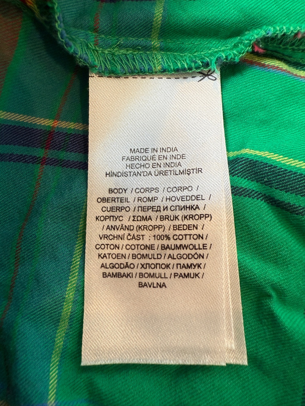 Polo Ralph Lauren Green Plaid Long Sleeve Button Down Shirt Women’s Size Small S - Picture 7 of 7